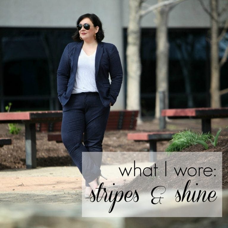 What I Wore: Stripes and Shine