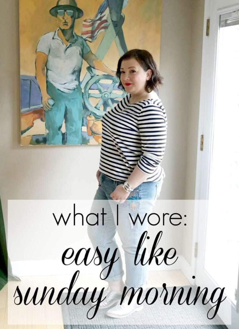 Wardrobe Oxygen: what I Wore - Easy like Sunday Morning featuring J. Crew and JAG Jeans What I Wore: Easy Like Sunday Morning