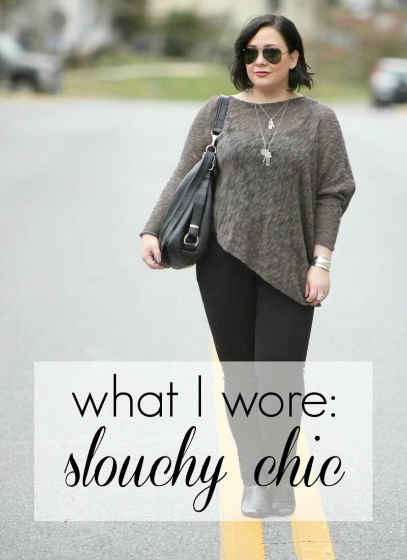 wardrobe oxygen what i wore - slouchy chic featuring stella carakasi and NYDJ What I Wore: Slouchy Chic