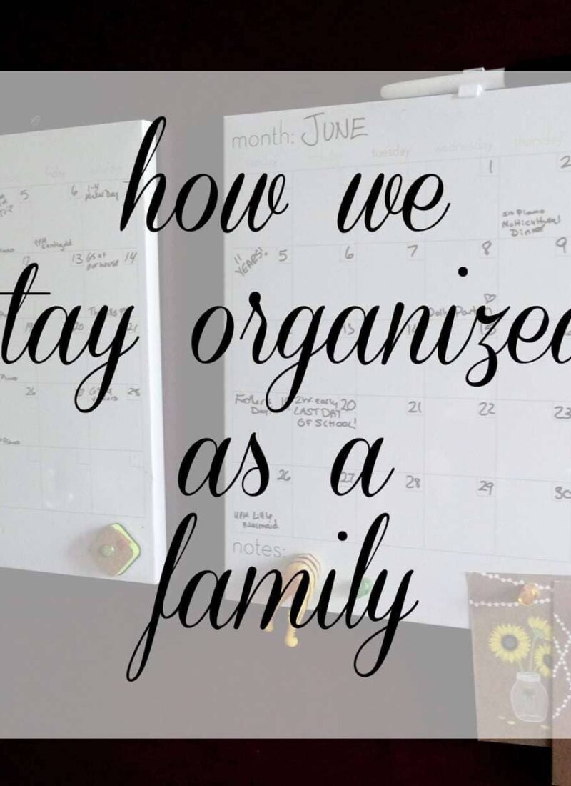 Ask Allie: Staying Organized