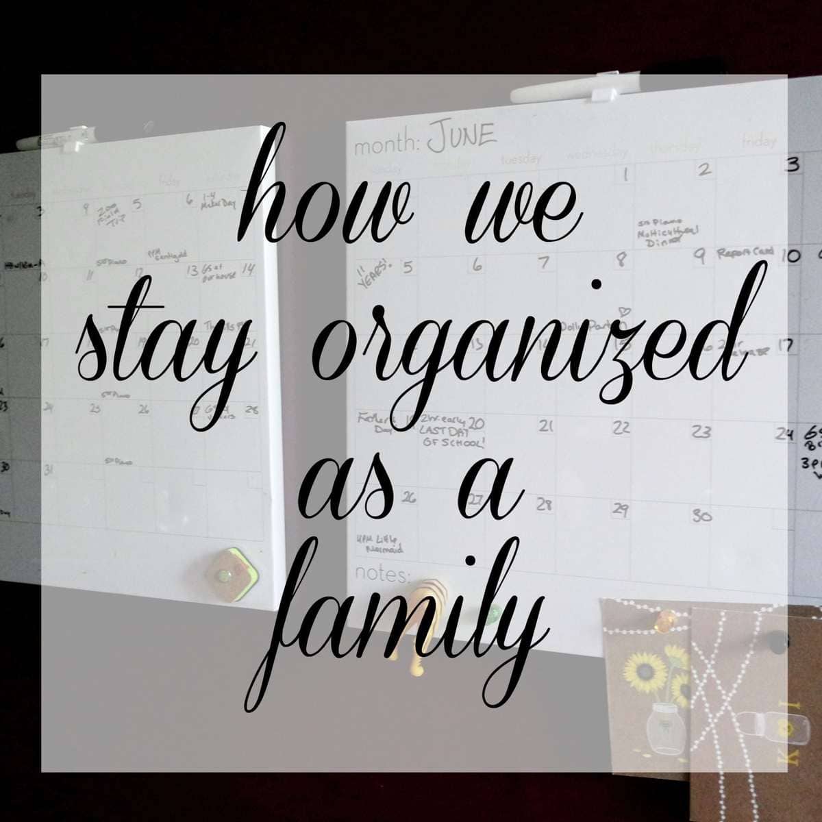Ask Allie: Staying Organized