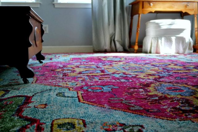 Our New Bedroom Rug from Rugs USA 1 Photo of a bedroom rug from Rugs USA