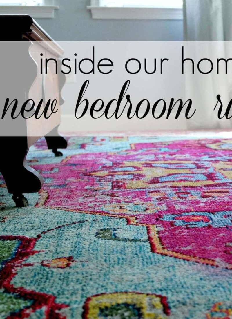 Inside Our Home: New Bedroom Rug