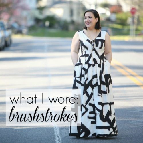 What I Wore: Brushstrokes