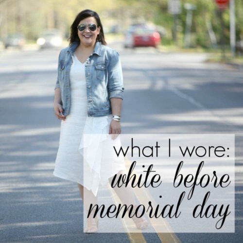 What I Wore: White Before Memorial Day