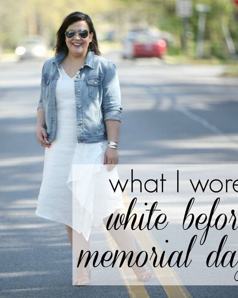 What I Wore: White Before Memorial Day