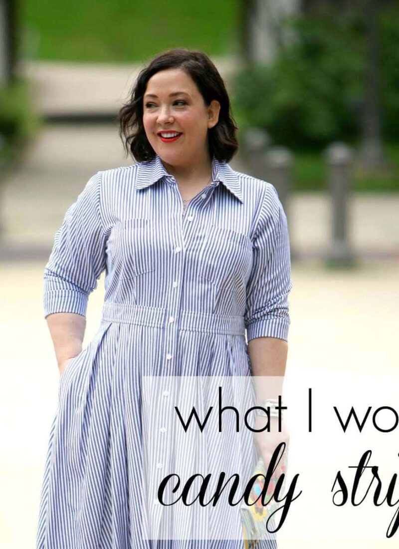 Wardrobe Oxygen What I Wore - Candy Stripe