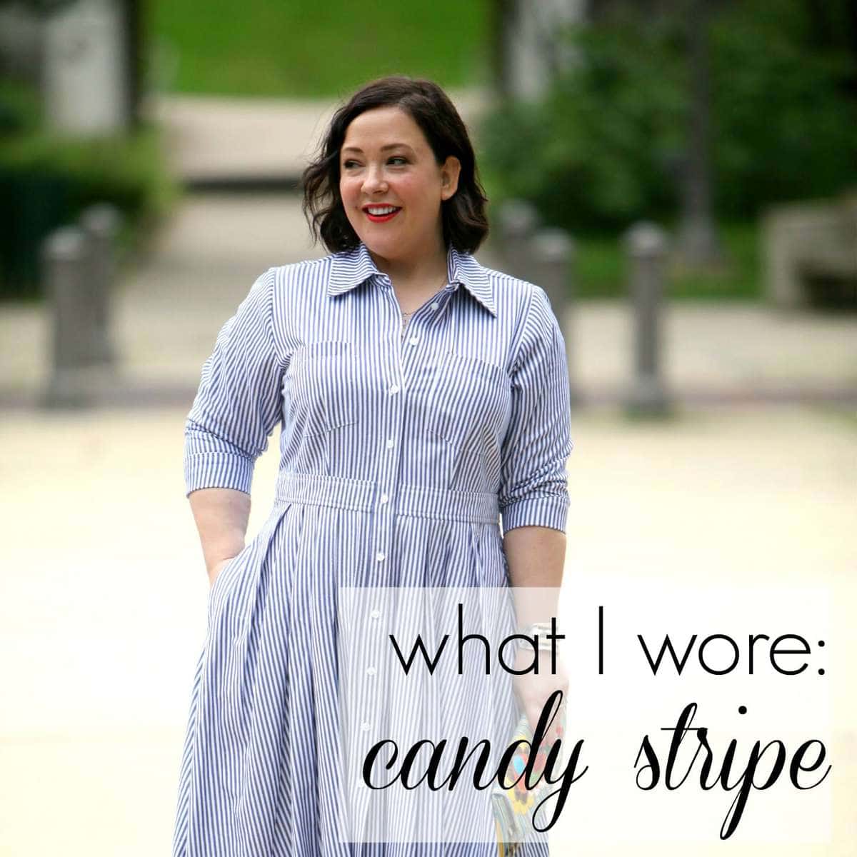 What I Wore: Candy Stripe
