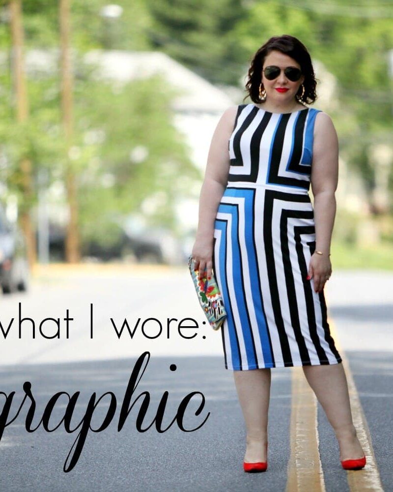wardrobe oxygen in a maggy london matte jersey shift dress What I Wore: Graphic