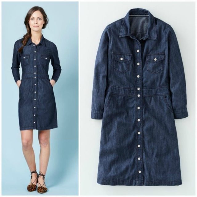 boden denim dress