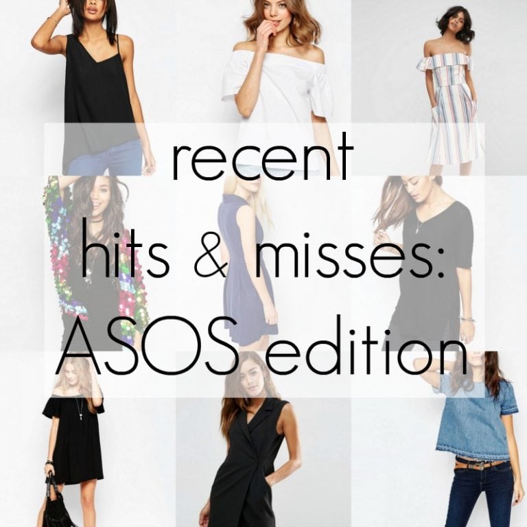 Recent Fashion Hits and Misses – ASOS Edition