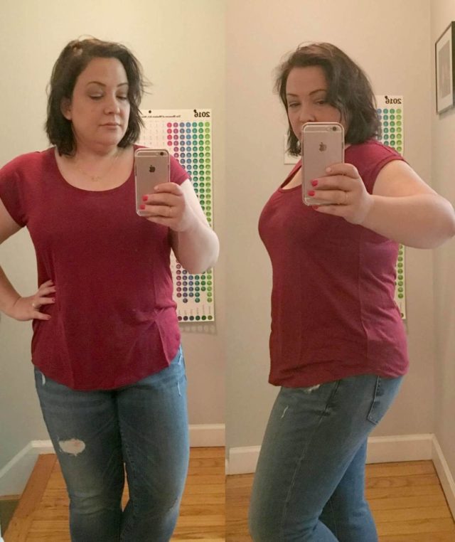 LOFT LInen Shirttail Tee Review - Wardrobe Oxygen