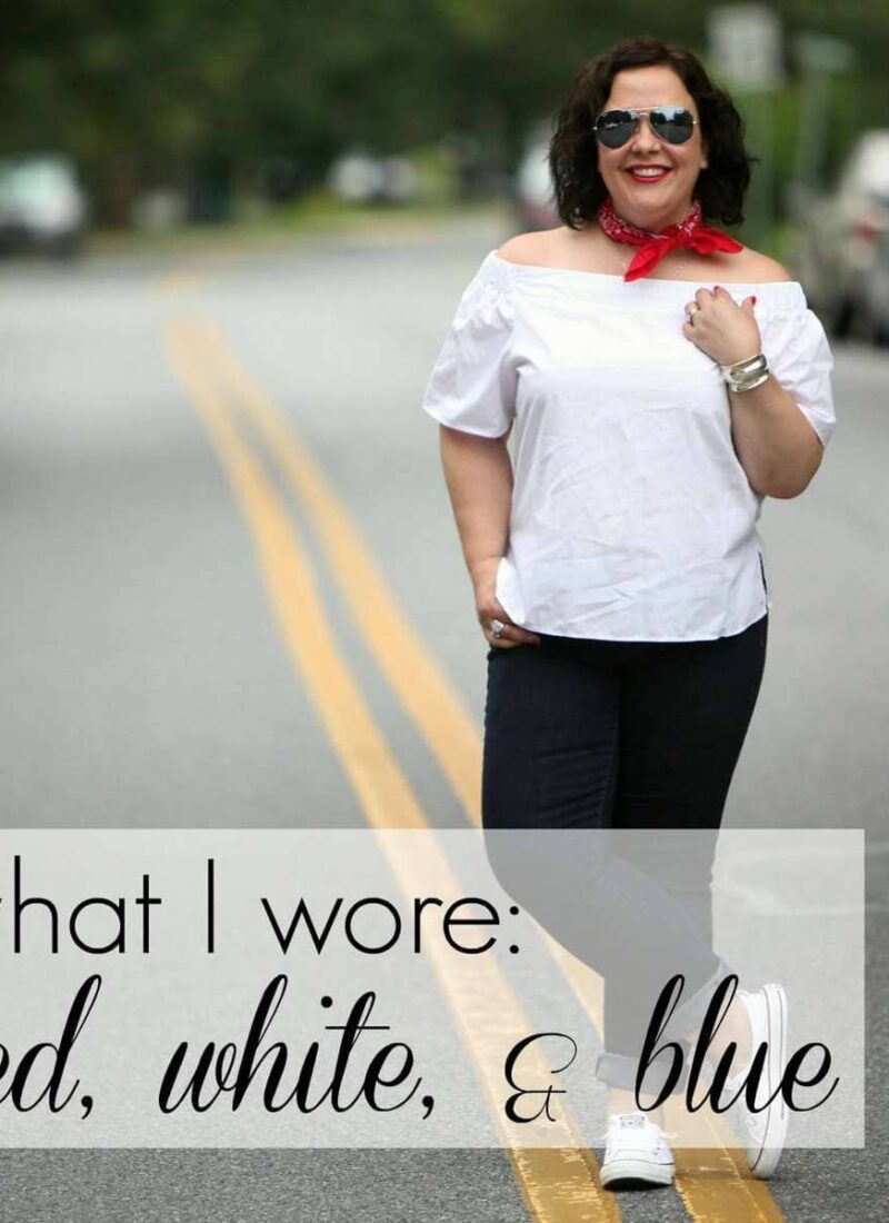 Wardrobe Oxygen What I Wore Red White and Blue