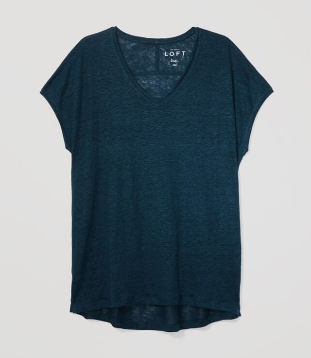 loft easy linen tee