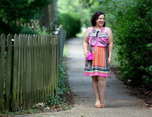 Wardrobe Oxygen in a Hemant & Nandita dress from Gwynnie Bee