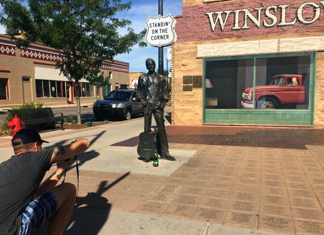 Karl Photographing Chief at Standin on a Corner Park - Wardrobe Oxygen