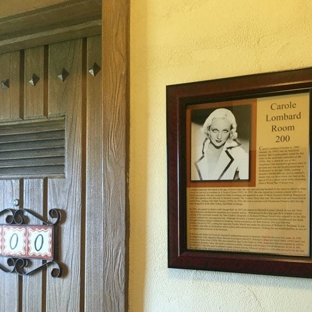 La Posada Hotel Winslow Arizona Room 200 Carole Lombard