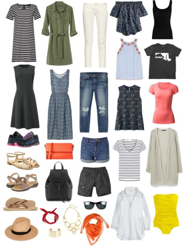 Wardrobe Oxygen - Capsule Wardrobe for two week cross country road trip