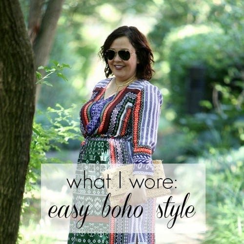 What I Wore: Easy Boho Style