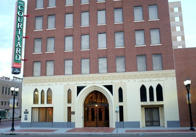 amarillo fisk building courtyard marriott hotel