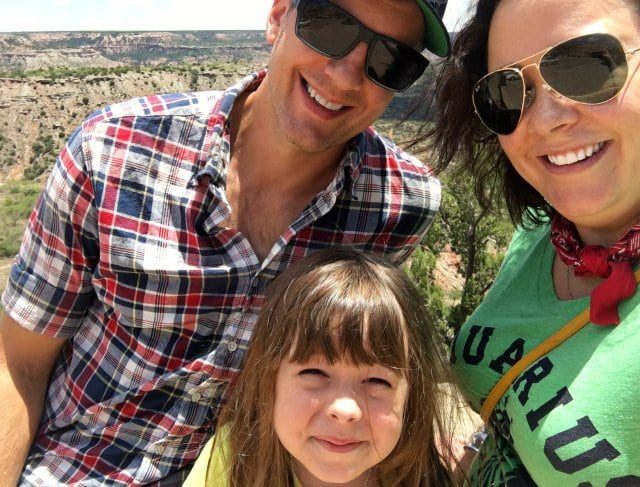 family at palo duro canyon