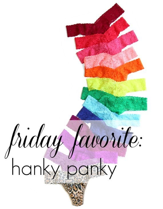 Wardrobe Oxygen Friday Favorite - Hanky Panky Lingerie and Sleepwear