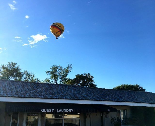 hot air balloon over monterey non smoker motel albuquerque