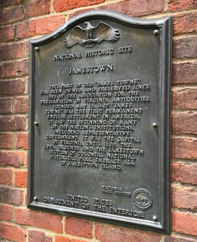 jamestown historic site