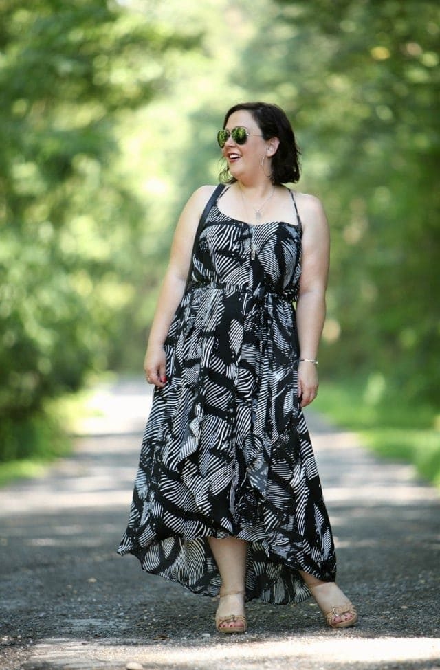 wardrobe oxygen in a gwynnie bee maxi dress