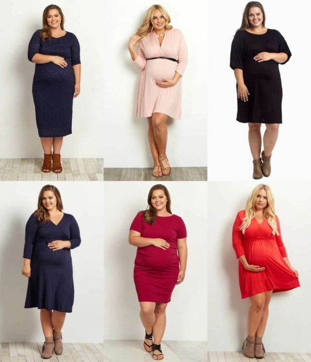 Plus size maternity business clothes