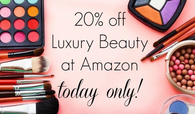 20% off Luxury Beauty at Amazon Today Only via Wardrobe Oxygen