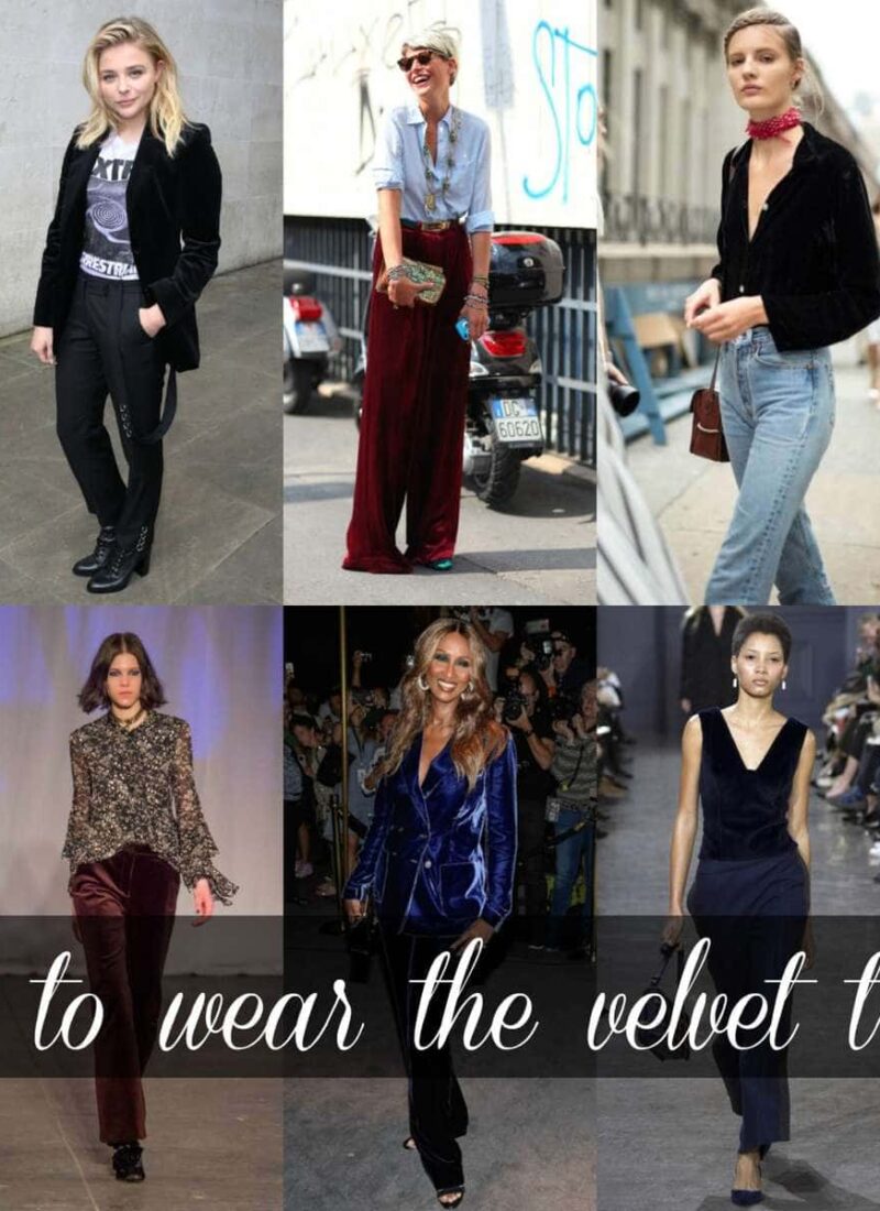 Wardrobe Oxygen: How to wear the velvet trend