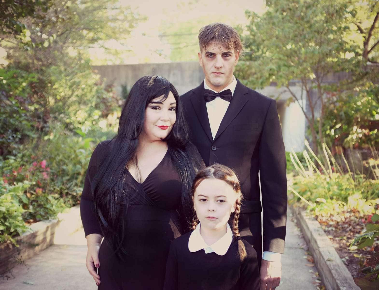 Family Addams Family Costume for Halloween