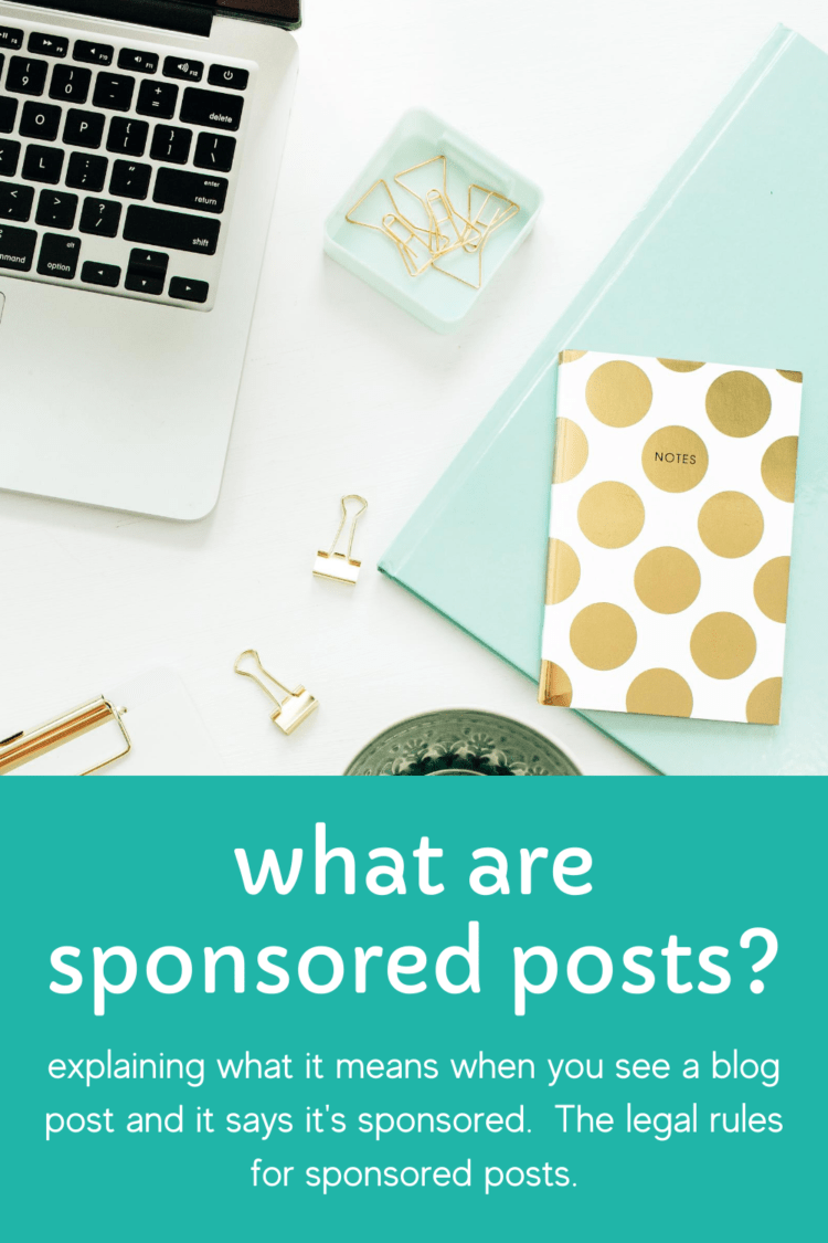 what does it mean when a blog post is sponsored