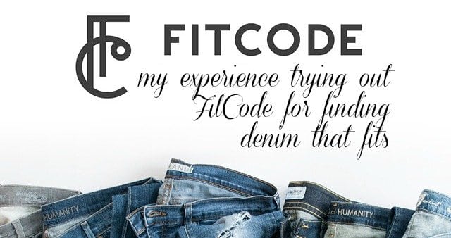 Trying out Fitcode for the Perfect Fitting Jeans