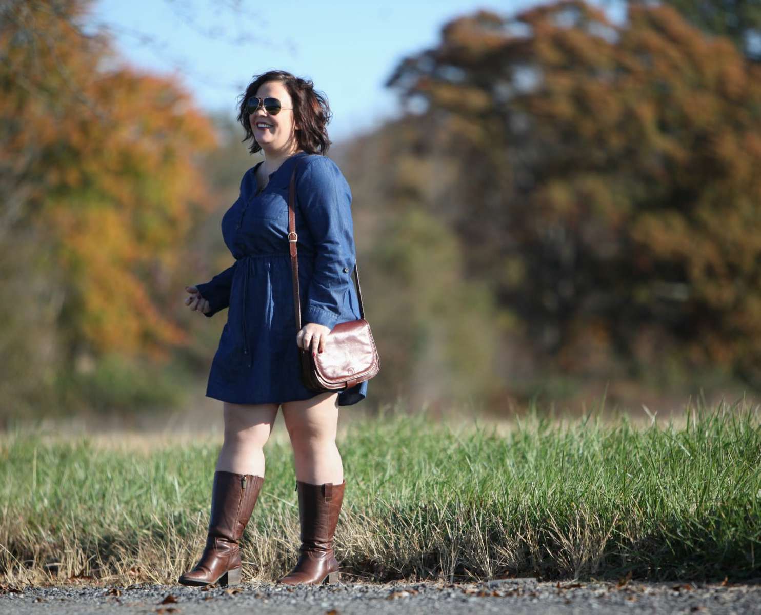 What I Wore Denim and Leather Wardrobe Oxygen