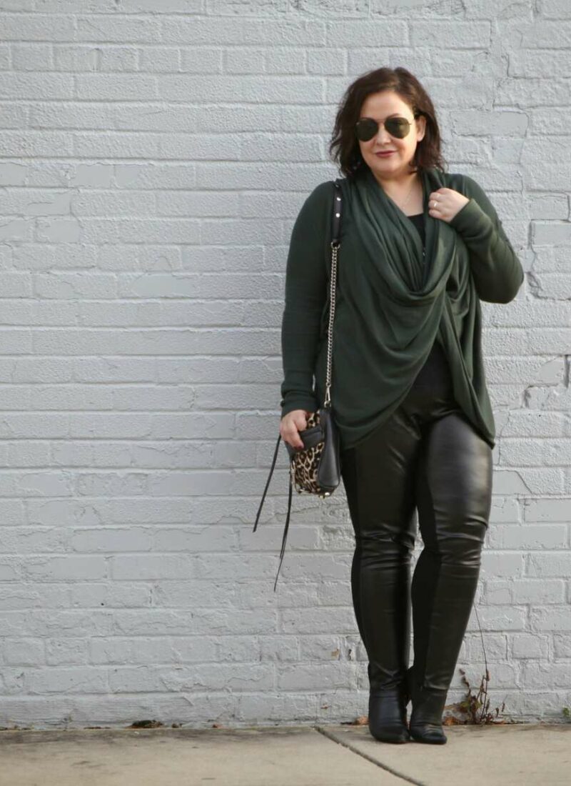 Nordstrom Convertible Wrap Cardigan on Wardrobe Oxygen What I Wore: Two in One