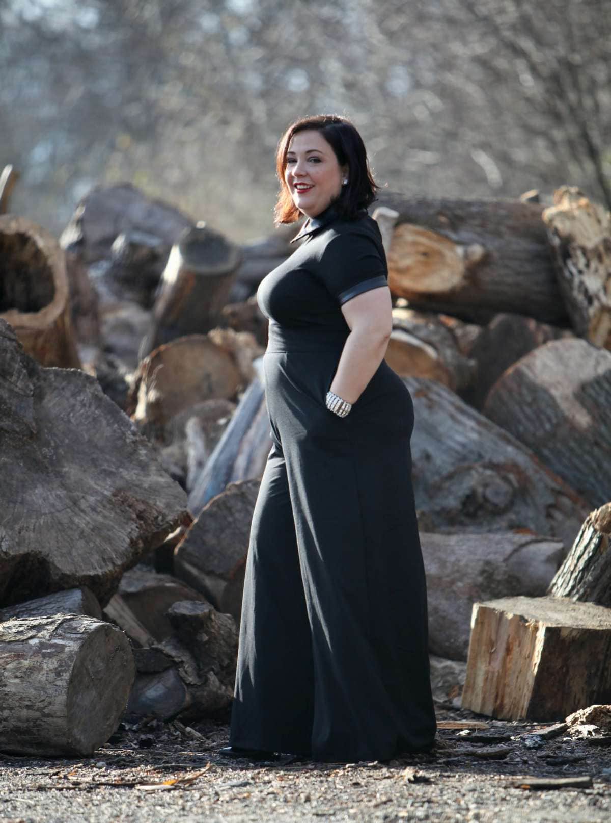 What I Wore: eShakti Jumpsuit | Wardrobe Oxygen