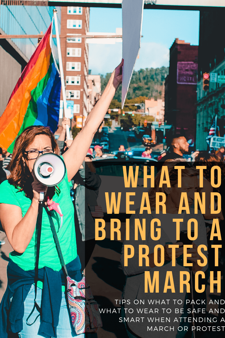 what to wear to a protest march