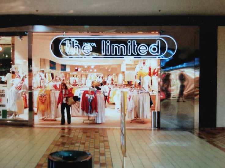 The Limited Storefront 1980s or 1990s The Limited - The End of an Era