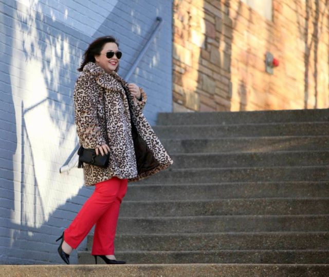 Wardrobe Oxygen, over 40 fashion blogger in Nordstrom Collection cashmere sweater, Banana Republic Ryan pants, Rebecca Minkoff Bag, and Baublebar necklace