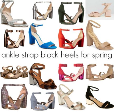 Wearable Spring Trend: The Block Heel - Wardrobe Oxygen