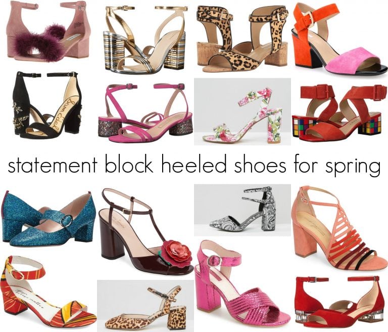 Wearable Spring Trend: The Block Heel | Wardrobe Oxygen