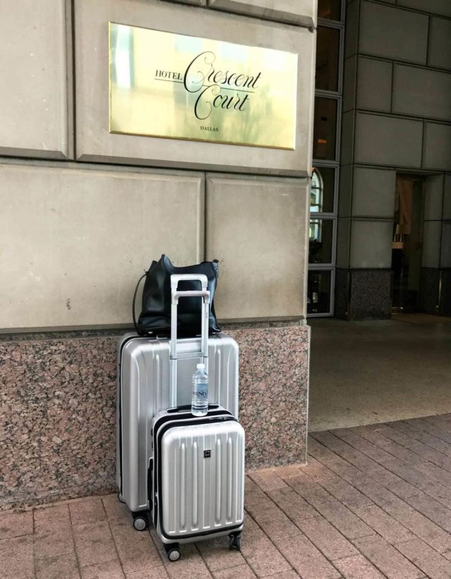 delsey titanium suitcase