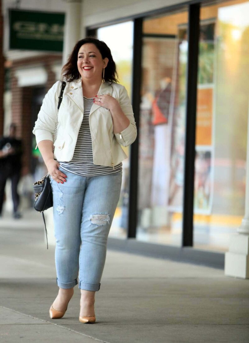 rachel roy cotton moto jacket