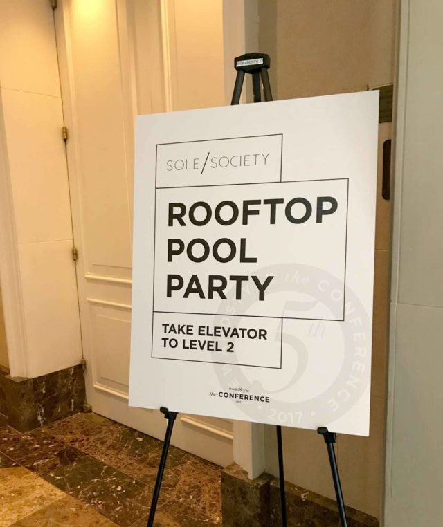 sole sociaety rooftop pool party rsthecon rewardstyle conference 2017
