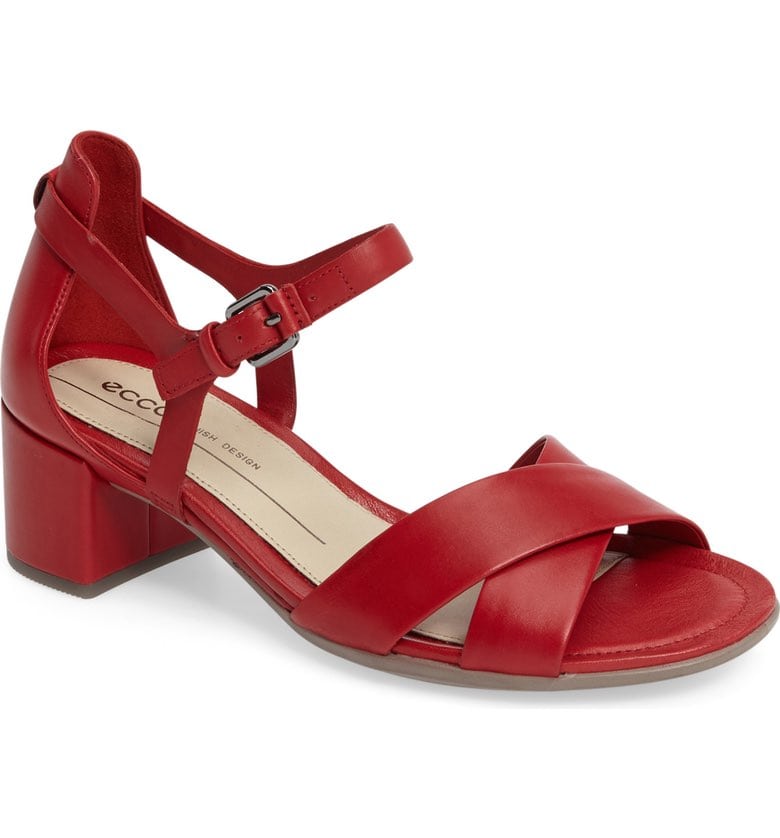 ecco block heel