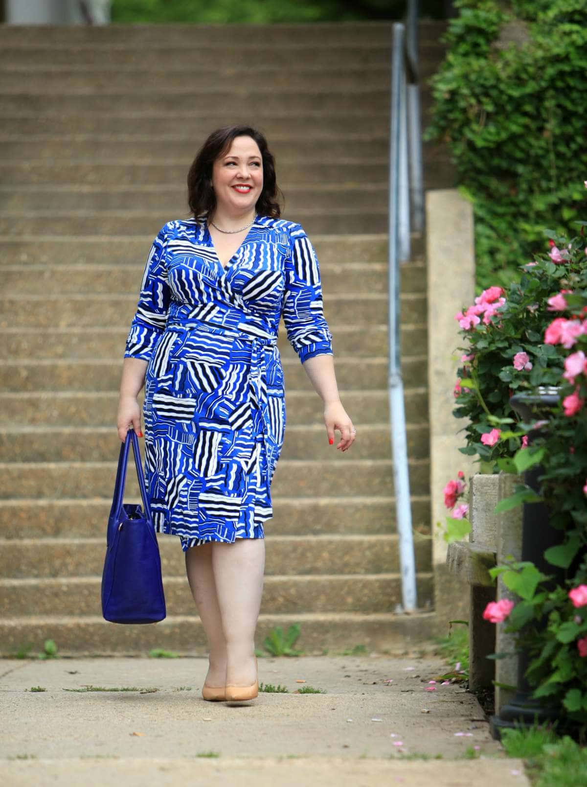 What I Wore Bold Blue Wardrobe Oxygen