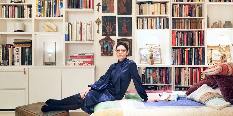 Joan Juliet Buck in her Library by Kyle Knodell for Paddle8