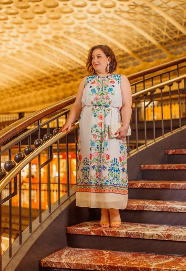 Sandra darren deals floral dress